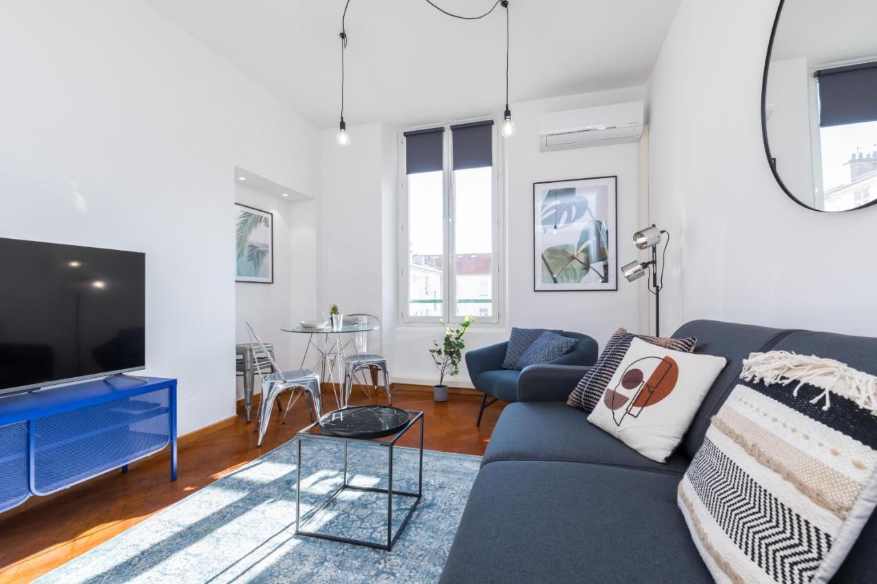 7 Medecin - Place Massena - Central 2P - Lumineux - Climatise Nice Buitenkant foto