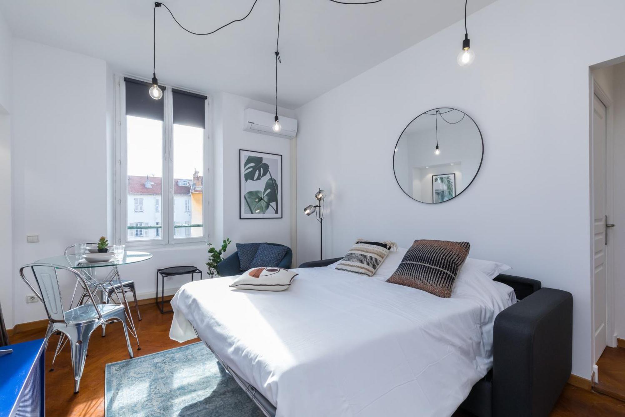 7 Medecin - Place Massena - Central 2P - Lumineux - Climatise Nice Buitenkant foto